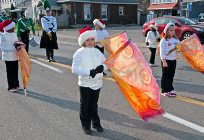 Northstar Junior Colours with Optimists Alumni (Guelph Santa Parade, 2012)
Photo by Eric McConachie
Keywords: 2012
