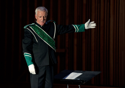 Len Addley, Drum Major of Simcoe United Alumni (Simcoe, 2012)
Photo by David Johns
Keywords: 2012