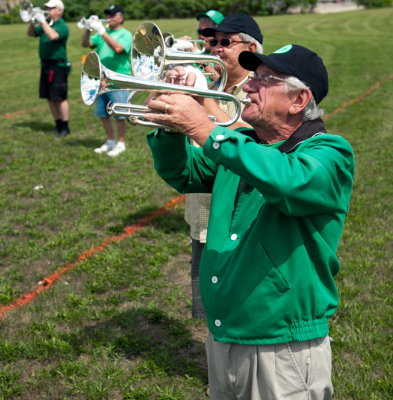 Gord Brown (front) and Ron Chong, Optimists Alumni Rehearsing (Waterloo, 2012)
Photo by David Johns
Keywords: 2012