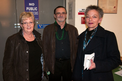 Jan and Ron with Holly (Wearing of the Green, 2012)
Photo by Eric McConachie
Keywords: 2012