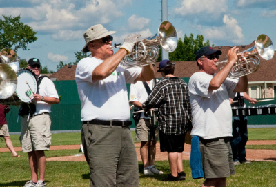Optimists Alumni rehearsing (Welland, 2012)
Photo by Eric McConachie
Keywords: 2012