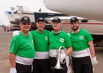 Ron, Brian, Bob & Matt, Optimists Alumni (Canada Day, Port Credit, 2013)
Photo by David Johns
Keywords: 2013