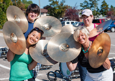 Optimists Alumni cymbals getting ready for Annapolis (Aug 24, 2013)
Photo by David Johns
Keywords: 2013