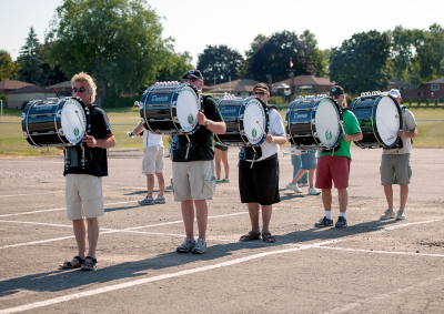 Optimists Alumni Bass Drums getting ready for Annapolis (Aug 24, 2013)
Photo by David Johns
Keywords: 2013