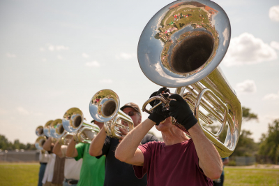 Optimists Alumni rehearsing (Ken Cox, July, 2013)
Photo by David Johns
Keywords: 2013