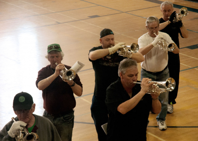 Optimists Alumni learning drill (March, 2013) 
Photo by Eric McConachie
Keywords: 2013