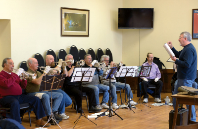 Optimists Alumni rehearsing (The Legion, 2013)
Photo by David Johns
Keywords: 2013