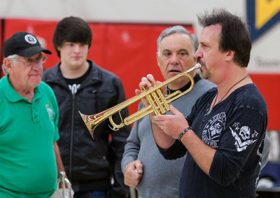 Gord, Wes, Joe & Al (Rehearsal with Al Chez, 2013)
Photo by David Johns
Keywords: 2013