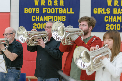 Barry, Dave, Matt & Sarah (Rehearsal with Al Chez, 2013)
Photo by David Johns
Keywords: 2013