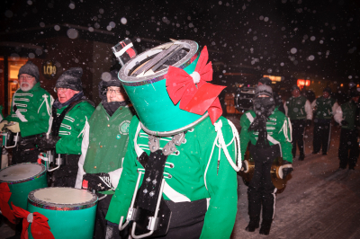 Our new drum head, Optimists Alumni (Bobcaygeon Santa Claus Parade, 2013)
Photo by David Johns
Keywords: 2013