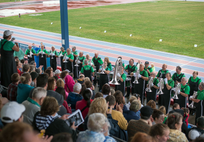 Optimists Alumni in the stands (it was raining, Sudbury, 2013)
Photo by David Johns
Keywords: 2013