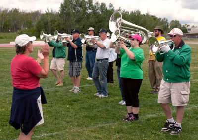 Optimists Alumni rehearsing (Sudbury, 2013)
Photo by David Johns
Keywords: 2013