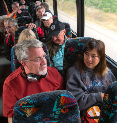 Optimists Alumni on the bus (Sudbury, 2013)
Photo by David Johns
Keywords: 2013