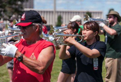 Optimists Alumni rehearsing (Waterloo, 2013)
Photo by David Johns
Keywords: 2013