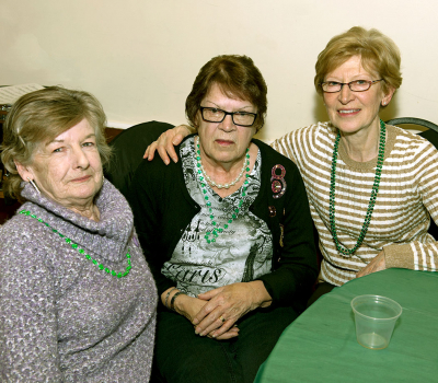 Hazel, Pat and Margaret (Wearing of the Green, 2013)
Photo by David Johns
Keywords: 2013
