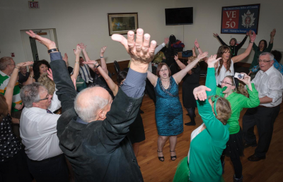 Dancing up a storm (Wearing of the Green, 2013)
Photo by David Johns
Keywords: 2013