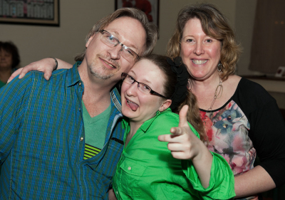 Jeff, Lauren and Brenda (Wearing of the Green, 2013)
Photo by David Johns
Keywords: 2013
