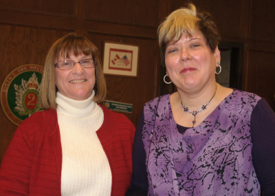 Laurie and Kathleen (Christmas Party, 2014)
Photo by Eric McConachie
Keywords: 2014