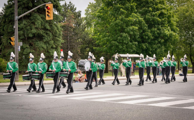 Optimists Alumni in parade (Highland Creek, 2014)
Photo by David Johns
Keywords: 2014