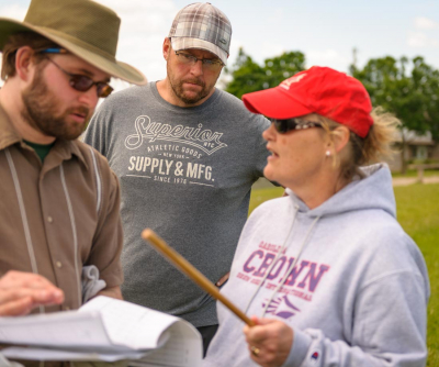 Matt, Chad & Jackie at rehearsal (June, 2014)
Photo by David Johns
Keywords: 2014