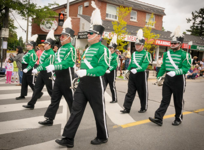 Optimists Alumni in parade (Highland Creek, 2014)
Photo by Eric McConachie
Keywords: 2014