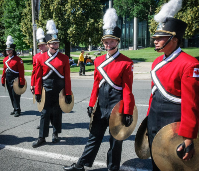 Members of the MM Robinson Drumline (Lions International Parade, Toronto, 2014)
Photo by Eric McConachie
Keywords: 2014