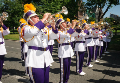 Mississippi Lions Band (Lions International Parade, Toronto, 2014)
Photo by Eric McConachie
Keywords: 2014