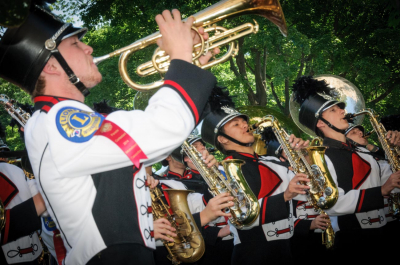 Missouri Lions Band (Lions International Parade, Toronto, 2014)
Photo by Eric McConachie
Keywords: 2014
