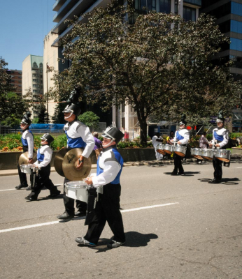 Sudbury Blue Saints (Lions International Parade, Toronto, 2014)
Photo by Eric McConachie
Keywords: 2014