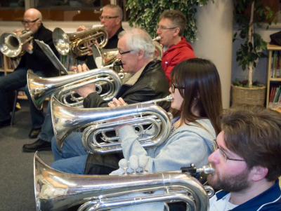 Optimists Alumni rehearsing (80th BDs, 2014)
Photo by Frans Rood
Keywords: 2014