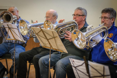 Optimists Alumni rehearsing (February, 2014)
Photograph by David Johns
Keywords: 2014