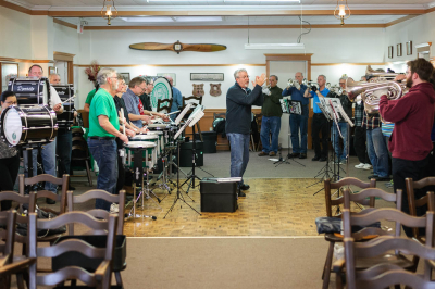Optimists Alumni rehearsing (February, 2014)
Photo by David Johns
Keywords: 2014