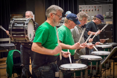 Optimists Alumni rehearsing (Humber College, 2014)
Photo by David Johns
Keywords: 2014