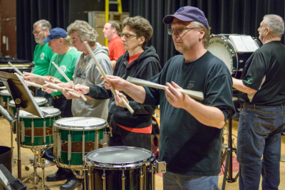 Optimists Alumni rehearsing (March, 2014)
Photograph by David Johns
Keywords: 2014