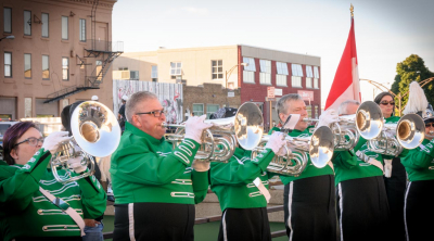Optimists Alumni (Rochester Labor Day Parade, 2014)
Photo by Eric McConachie
Keywords: 2014