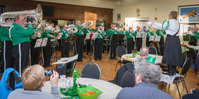 Optimists Alumni performing (Wearing of the Green, 2014)
Photo by David Johns
Keywords: 2014