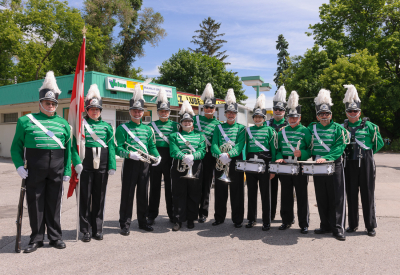 Optimists Alumni after the parade (Highland Creek Parade, 2015)
Photo by David Johns
Keywords: 2015