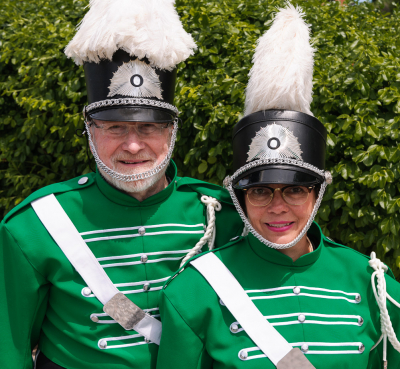 Barry Bell and Debbie Bruce (Highland Creek Parade, 2015)
Photo by David Johns
Keywords: 2015