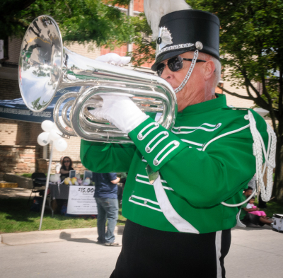 Mike Lang (Highland Creek Parade, 2015)
Photo by Eric McConachie
Keywords: 2015