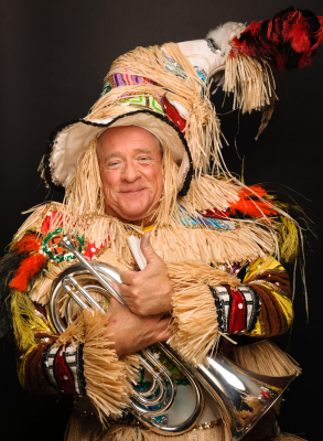 Mike Lang, Optimists Alumni (Mardi Gras costume, 2016)
Photo by David Johns
Keywords: 2016