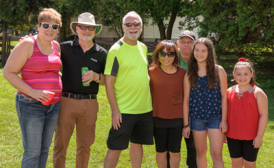 Kathleen, Barry, Bob, Soo, Eric, Laura and Lindsay (End of Season BBQ, 2016)
Photo by David Johns
Keywords: 2016