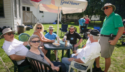 Enjoying the BBQ (End of Season BBQ, 2016)
Photo by David Johns
Keywords: 2016