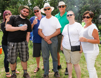 Bernadette, Matt, Dave, Rick, Mike, Heather and Debbie  (End of Season BBQ, 2016)
Photo by David Johns
Keywords: 2016