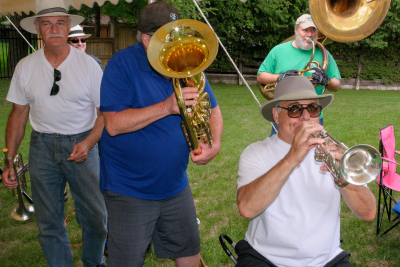 Rick, Dave, Keith (back) and Joe (End of Season BBQ, 2016)
Photo by Eric McConachie
Keywords: 2016