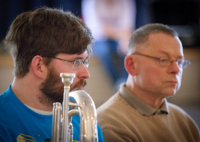 Matt Davis and Joe Lasko, Optimists Alumni rehearsing (Legion, 2016)
Photo by David Johns
Keywords: 2016