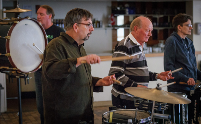 Ric, Doug, Lorne and Judy, Optimists Alumni rehearsing (Legion, 2016)
Photo by David Johns
Keywords: 2016