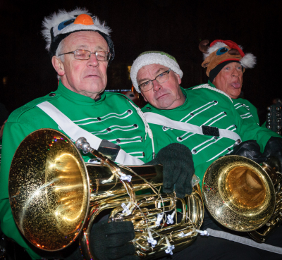 Brian, Dave and Mike, Optimists Alumni (Brampton Santa Claus parade, 2016)
Photo by David Johns
Keywords: 2016