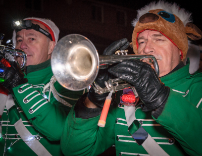 Doug and Rick, Optimists Alumni (Brantford Santa Claus parade, 2016)
Photo by David Johns
Keywords: 2016