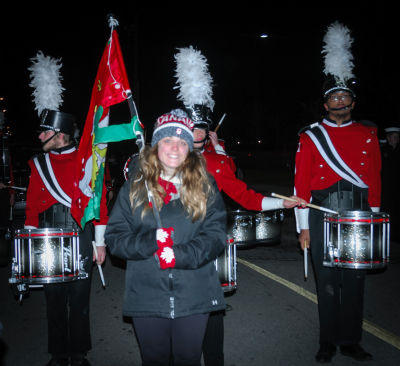 ICON Percussion Drumline of Hamilton (Brantford Santa Claus parade, 2016)
Photo by Eric McConachie
Keywords: 2016