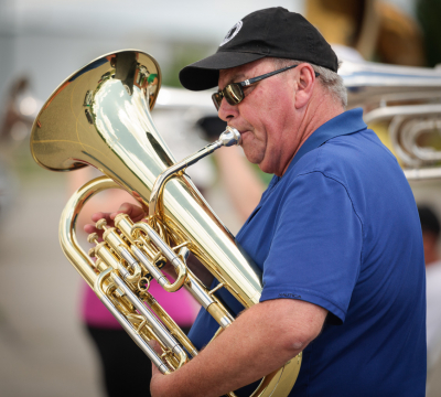 Dave Bruce, Optimists Alumni rehearsing (Waterloo, 2016)
Photo by David Johns
Keywords: 2016